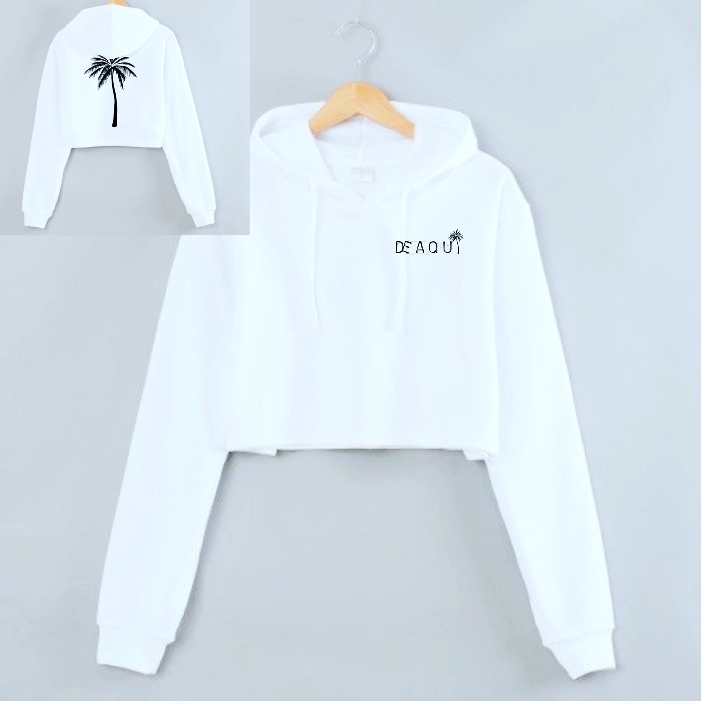 Cropped Fleece Hoodies